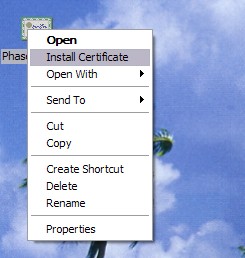 Install Cert